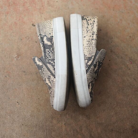 Vince Camuto Snake Print Slip On Sneakers Platform Skater Shoes Size 10 - Picture 4 of 12